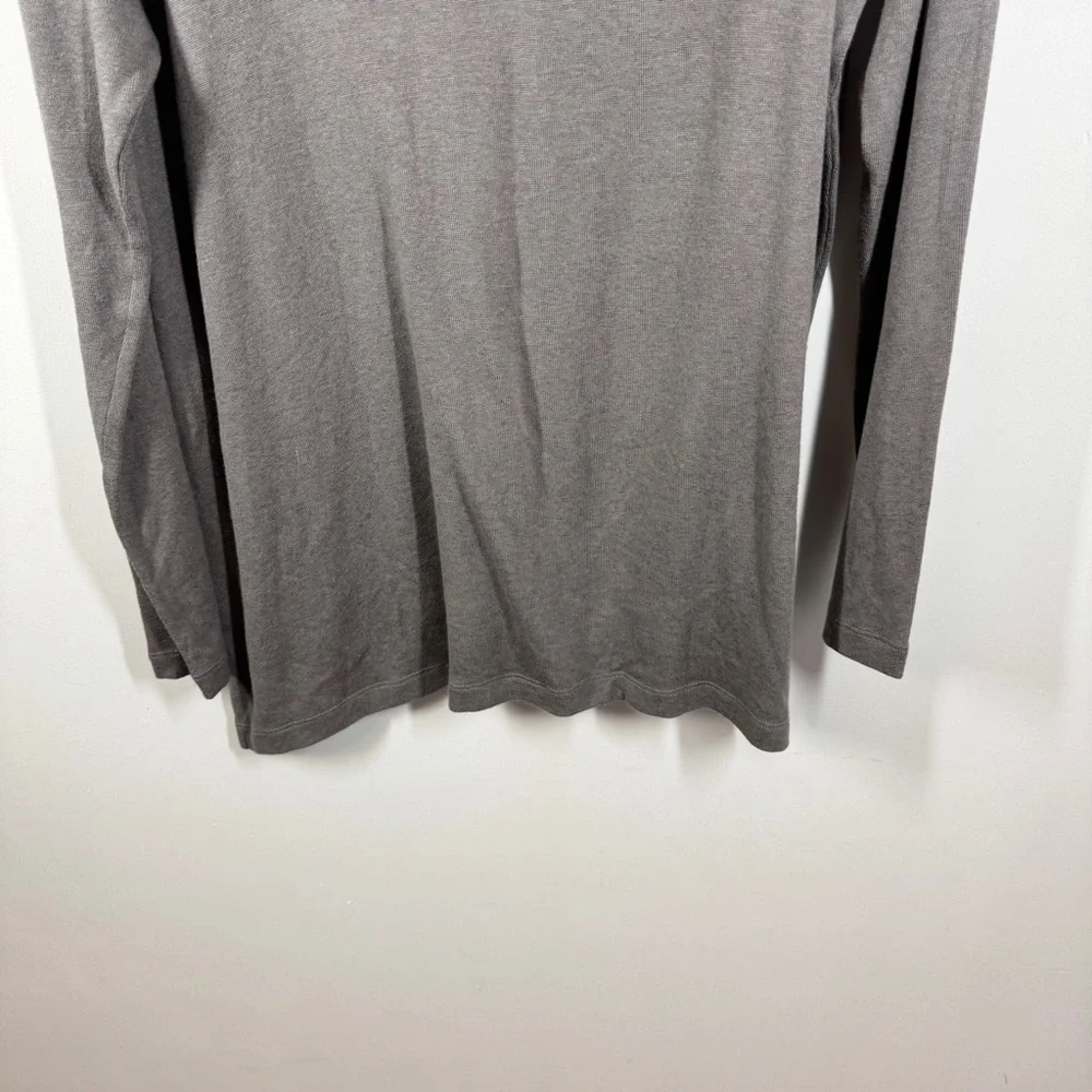 Lost in Layers Taupe Long Sleeve Tunic Top Size S/M Relaxed Fit Comfy Summer - Picture 13 of 15